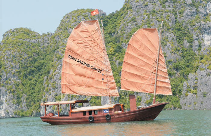 Our traditional Tuan sailing junk